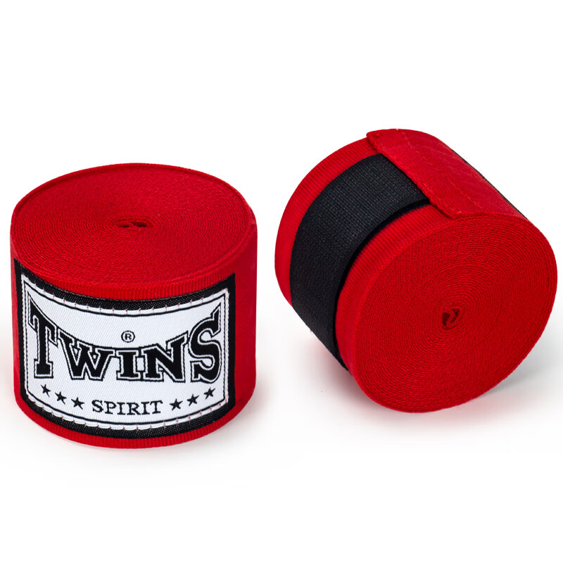 TWINS SPIRIT绑带twins拳击绷带专业泰拳格斗散打搏击缠手带男女护手布弹性 红色（微弹性） 5米