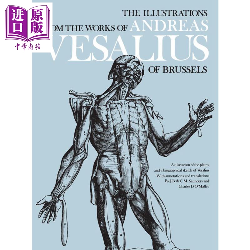 预售 the illustrations from the works of andreas vesalius of