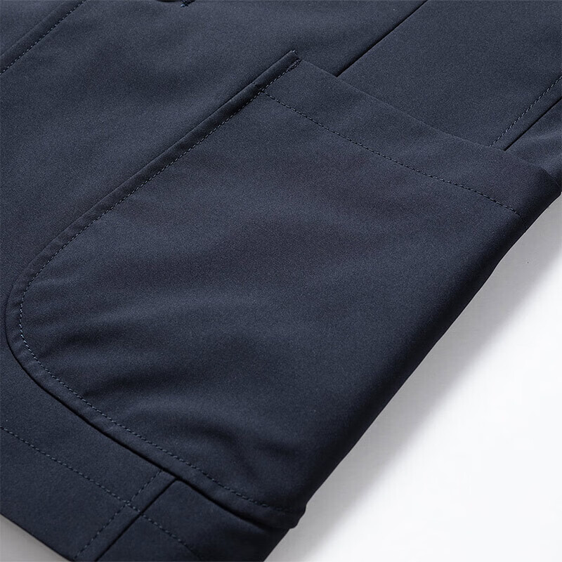 七匹狼西服男士外套时尚休闲净色上衣商务便西夹克男士衣服男装 藏青 175/92A(XL) 