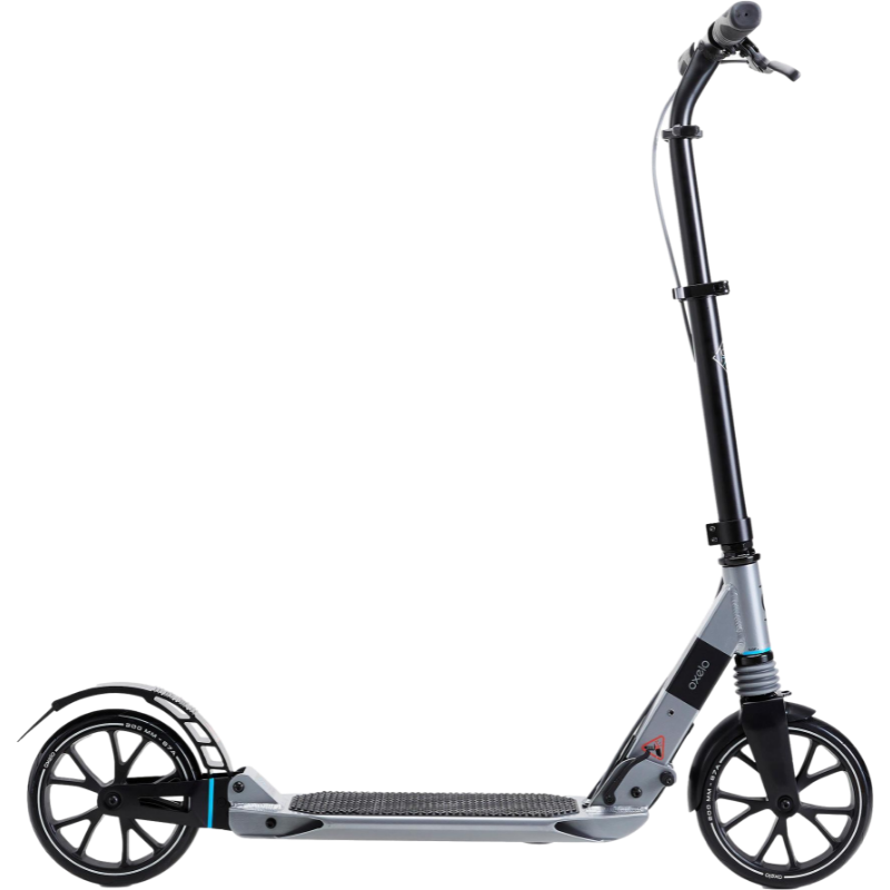 迪卡侬滑板车成人成年折叠避震手刹两轮滑轮oxelo-s成人优选版town7