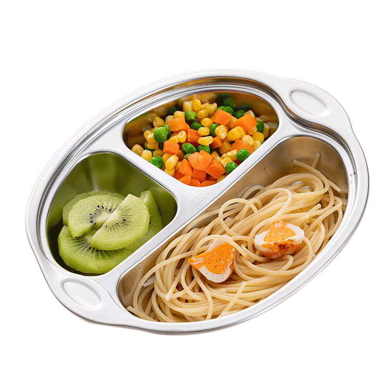 COOKSS宝宝餐盘辅食碗304不锈钢儿童分格餐具 11.92元 - 线报酷 COOKSS宝宝餐盘辅食碗304不锈钢儿童分格餐具 11.92元 - 线报酷