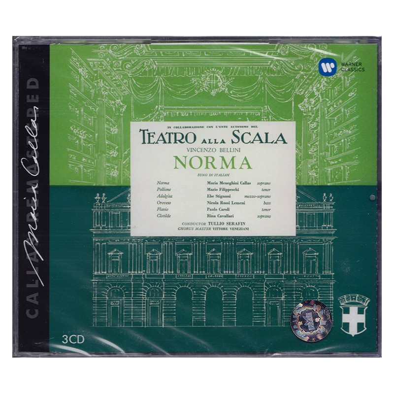 贝利尼 歌剧 诺玛 3cd 单声道