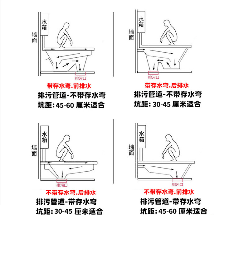 右九牧王官方旗舰同款 蹲便器套装岩板蹲便器感应式水箱套装防臭蹲坑