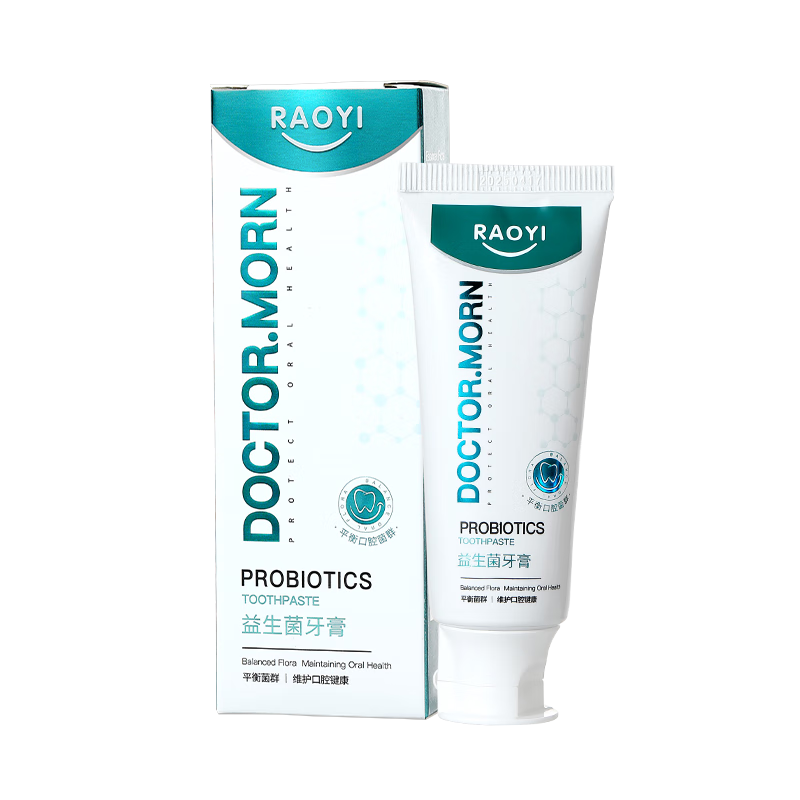 RAOYI 清新炫白牙膏 护龈抑菌牙膏持久清新口气深度清洁口腔100g 3支护理装