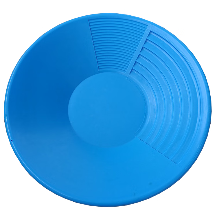 谦设定制加厚淘金盘工具手摇金矿沙金洗金淘金斗淘金盆淘金碗粘金簸箕