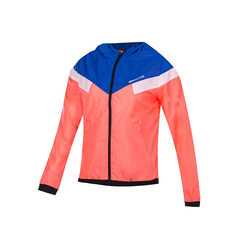 贵人鸟女装女茄克春秋季女士外套 a371050-3电光橙 l