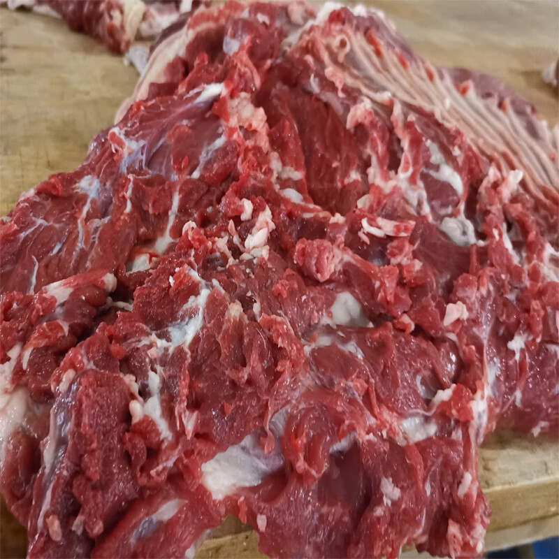 腿肉后腿肉带皮不带骨头三斤深山散养新鲜现杀现卖 2斤黑山羊肉(去皮)