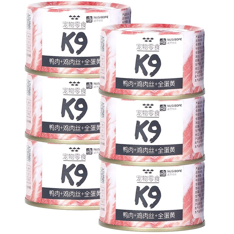 ���ڲ�����K9����ͷ��ʳ��С��Ȯʪ���跹����̩����Ȯ�������� (Ѽ��+����˿+ȫ����)100g*6 30.2Ԫ��2��(��15.1Ԫ/��)