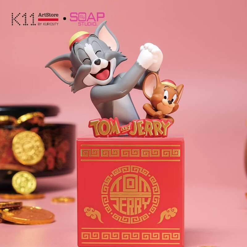 soap studio猫和老鼠惊喜卡通礼盒新年春节礼物潮玩手办摆件卡通动漫