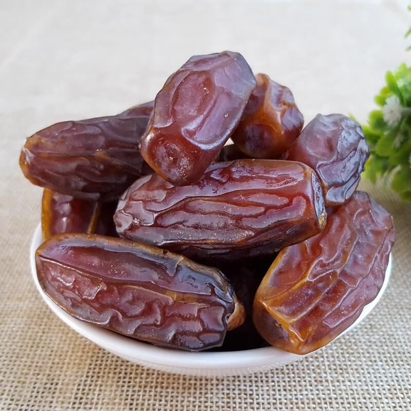 【新货】新疆特产椰枣大颗粒免洗黑耶枣果干休闲零食非迪拜阿联酋 【精品特等】黑椰枣2斤