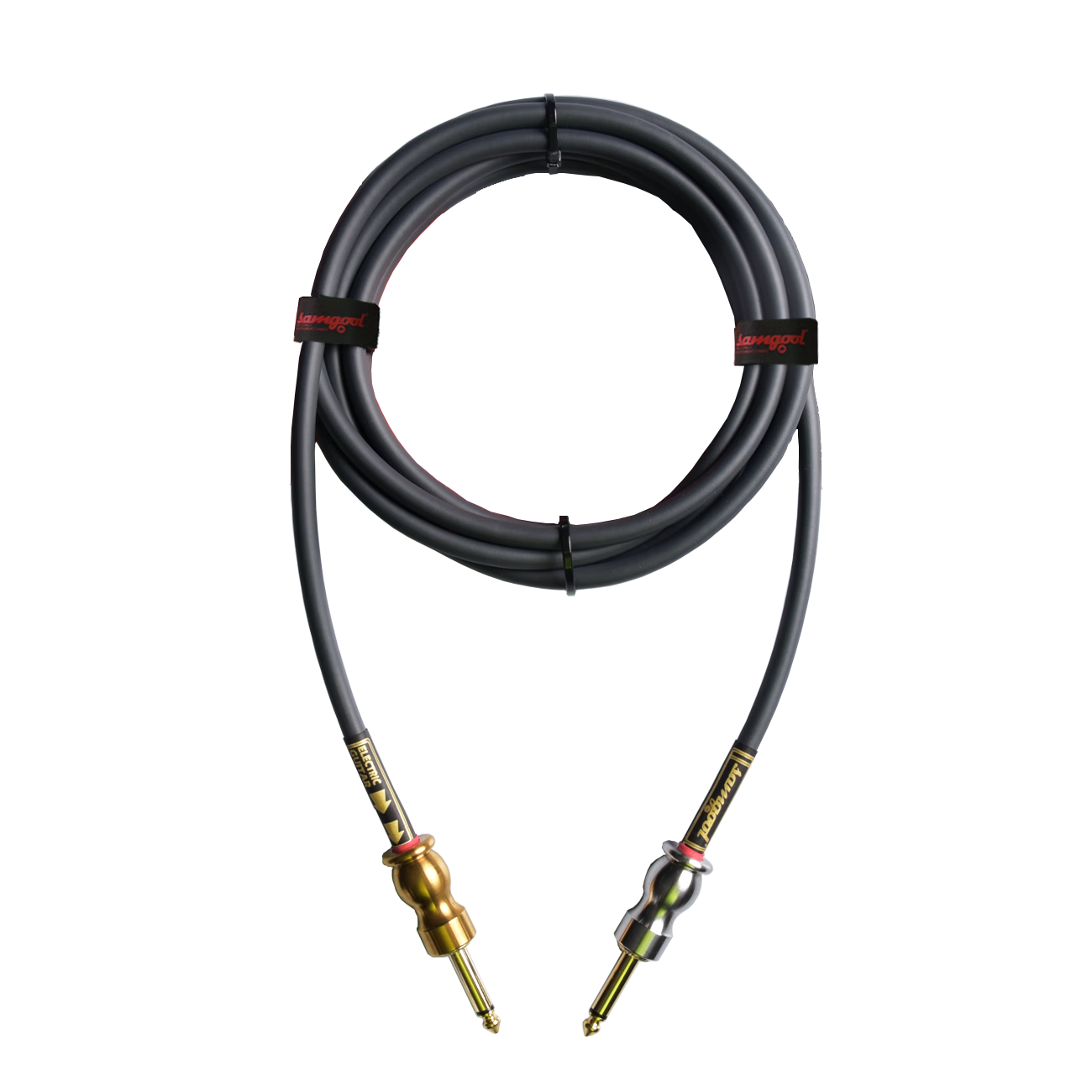 samgool+吉他連接線降噪演出電箱貝斯專用職業(yè)樂(lè)器錄音頻舞臺(tái)屏蔽 AG+電聲(E)吉他線(軟性膠體款) 4.5m/15ft