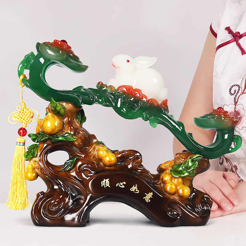 a款顺心如意-翠玉色 小号 高24cm