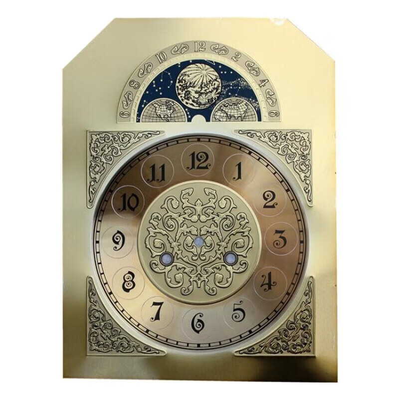 适用钟表配件机械钟表机芯老式发条落地钟配件大型摆钟 表盘款式二