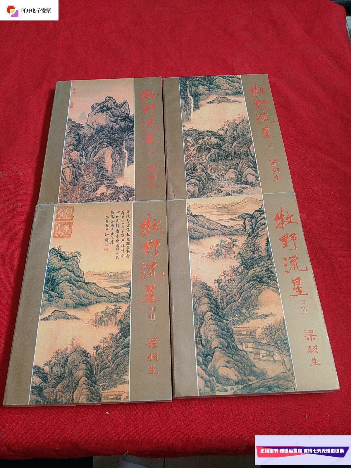 【二手9成新】牧野流星【册,第二册,第三册,第四册】全4册 /梁羽生