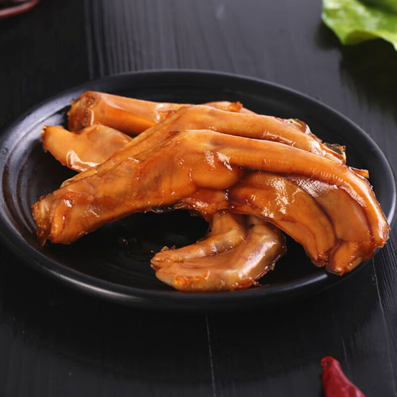 苏墨泡鸭爪福建特产龙岩鸭掌香辣卤味小零食鸭脚 鸭爪 香辣味20个