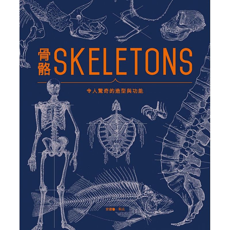 预订台版 骨骼SKELETONS令人惊奇的造型与功能 人体结构构造图解人文科学