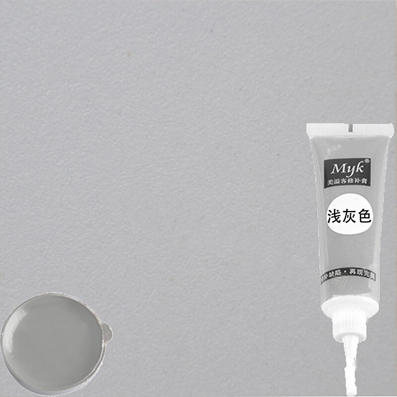 olevo家具木门楼梯木板修补漆油漆填缝剂填充划痕填坑洞补漆膏 浅灰色