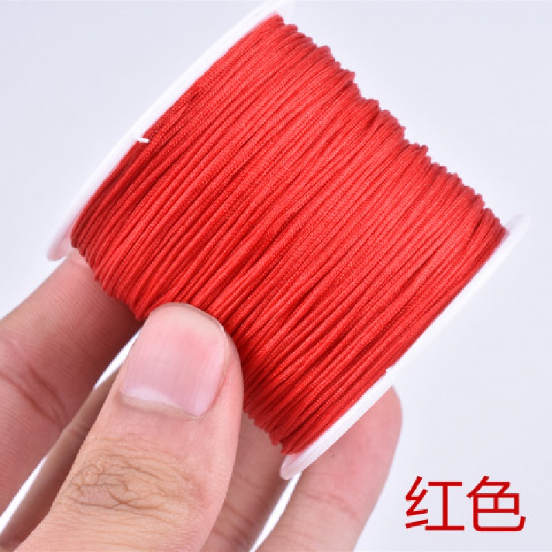狮子头 抖音72号玉线 手工编织绳编绳编制线自编手链的红绳子手绳女