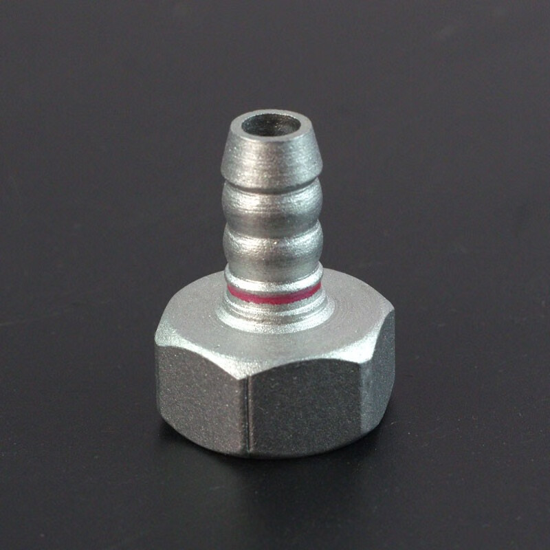 绿野客燃气热水器进气嘴黄铜煤气嘴接头4分嘴铸铝插口灶具配件 4分