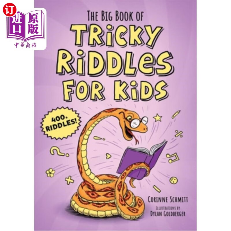 海外直订the big book of tricky riddles for kids: 400  riddles!