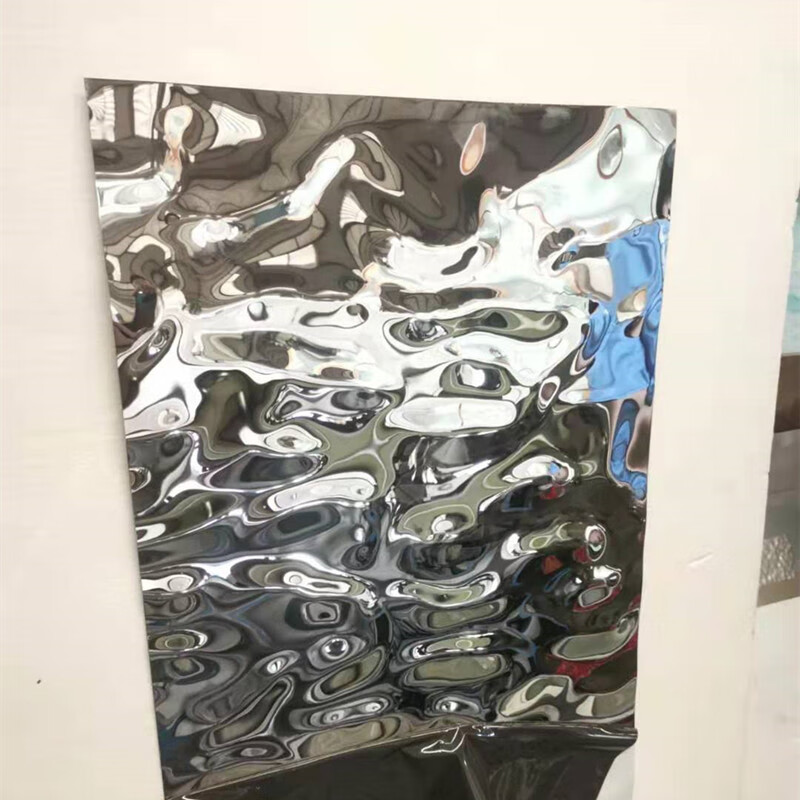 不锈钢板不锈钢波浪水波纹镜面板金属板压花板凹凸板现货吊顶墙面加工