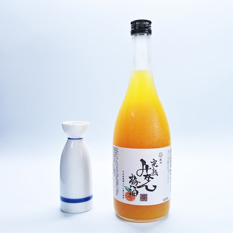 诚至通 日本原装进口纪州完熟柑橘梅酒 完熟柑 梅子酒 橘梅酒720ml