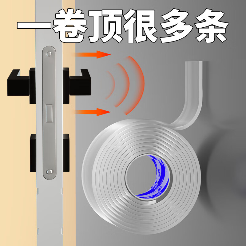 【加厚款】静音防撞垫 5厘米宽*2米长【2mm厚】
