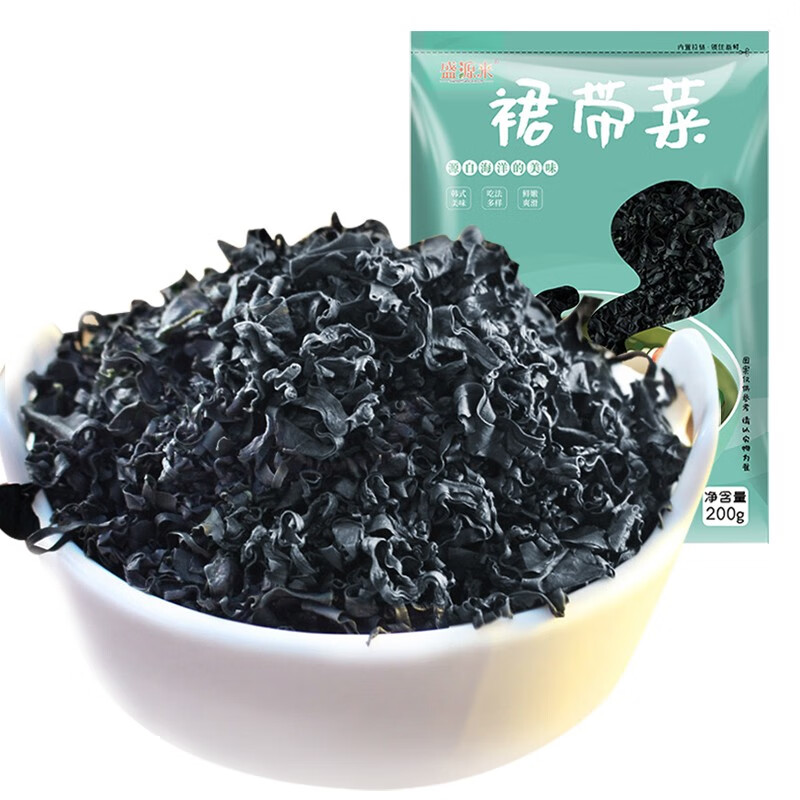 盛源来裙带菜韩式干燥干裙带菜干货海带裙海裙菜群代带汤儿童低脂肪