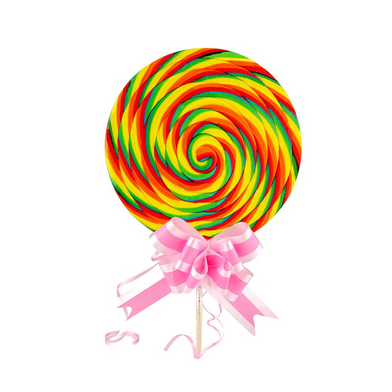 蕴召圣诞节糖果礼物糖果创意超大棒棒糖巨大网红彩虹糖零食糖果aaaa