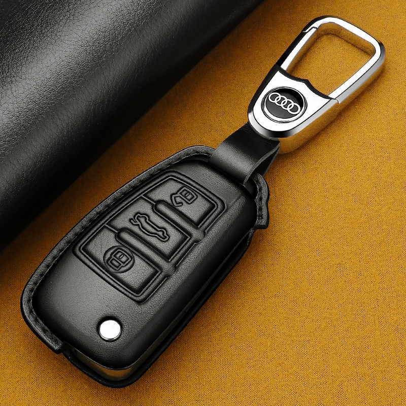 胤汝(yin ru)适用奥迪a3钥匙套真皮q3 q2l钥匙包老款q7 s3 tt钥匙扣