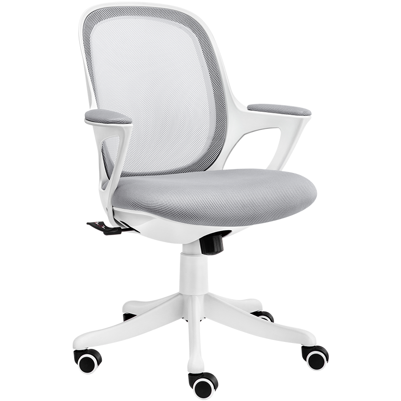 習(xí)格電腦椅子家用學(xué)習(xí)椅中小學(xué)生椅寫(xiě)字現(xiàn)代書(shū)房高中生座椅臥室靠背椅 910白框灰(升級(jí)版)