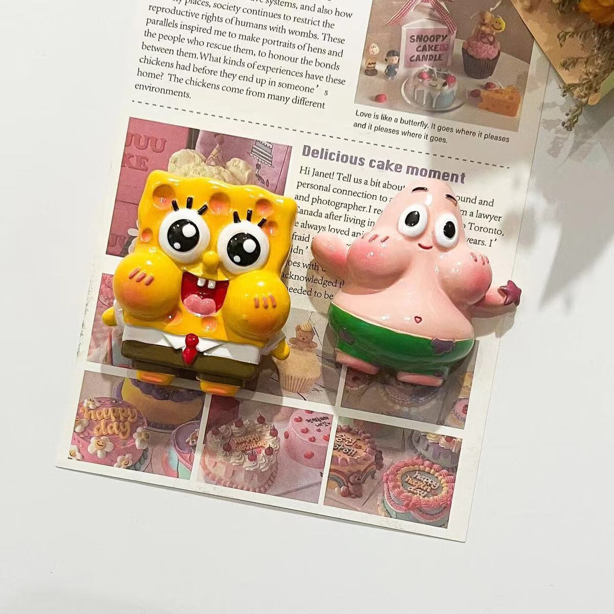 冰箱贴可爱卡通ins 3d立体磁贴个性创意装饰 海宝宝 胖宝宝[ 海报]