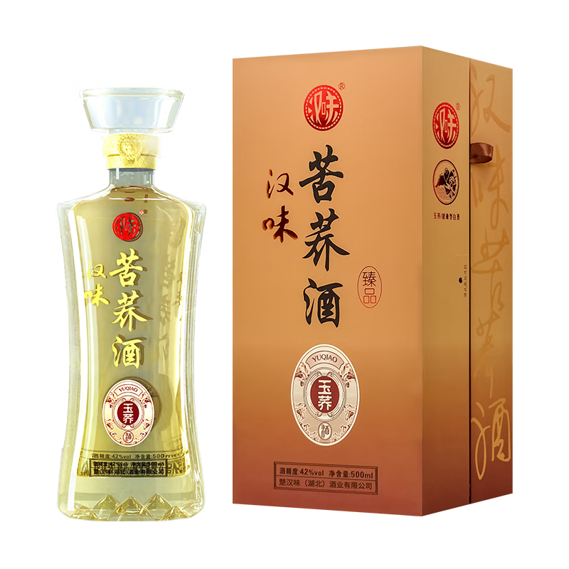 汉味苦荞酒 楚汉味玉荞酒42度500ml/瓶 42%vol 500ml 1瓶