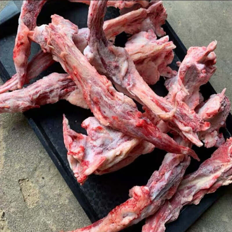 品京鲜  山羊尾巴 新鲜生羊尾巴 带骨去皮羊尾 2斤装