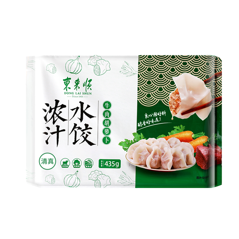 东来顺牛肉胡萝卜水饺435g价格走势及口感评测|水饺馄饨价格历史记录查询