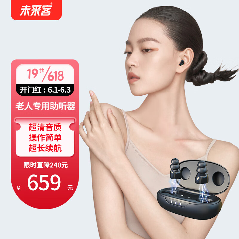 未来客(vlk)老年人助听器价格走势及销量趋势