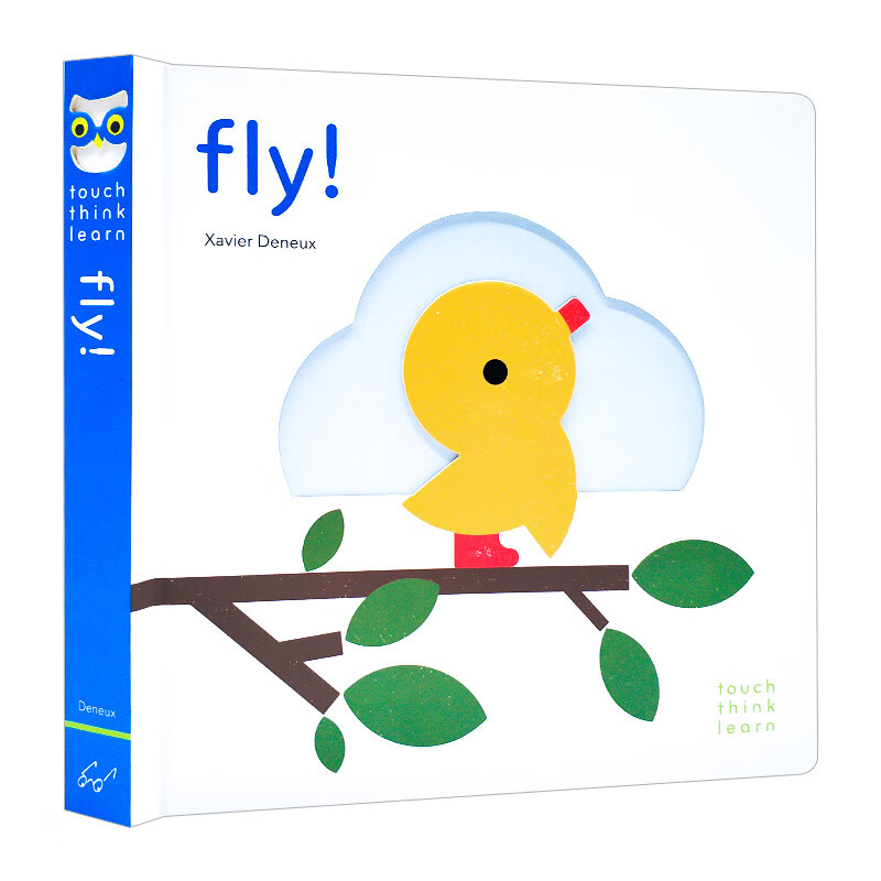 英文原版 touchthinklearn fly 小鸟飞飞 触摸纸板书 英文版 进口英语