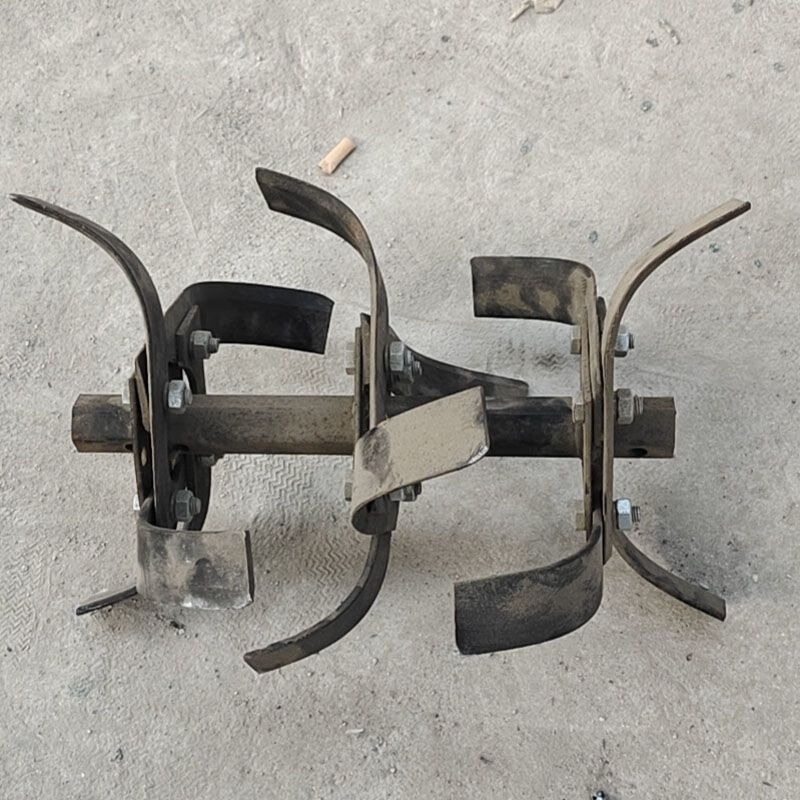 傲彬柏微耕机旋耕机配件深耕旋耕刀除草刀打土刀一对刀具耐磨总成旱地