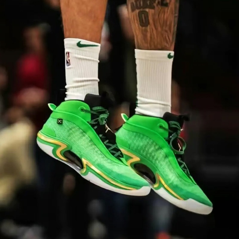 耐克(nike)air jordan aj36 pf运动实战篮球鞋 da9053 绿色da9053-300