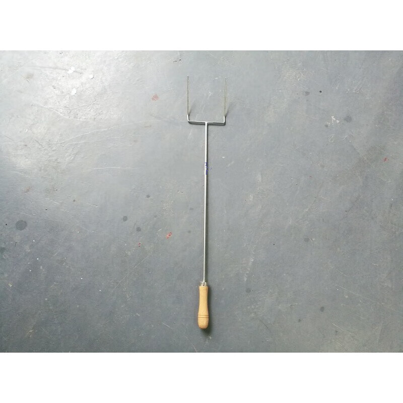 仁聚益定制坩埚架送样手高温炉送样铲 灰皿叉 陶瓷坩埚叉 马弗炉送样