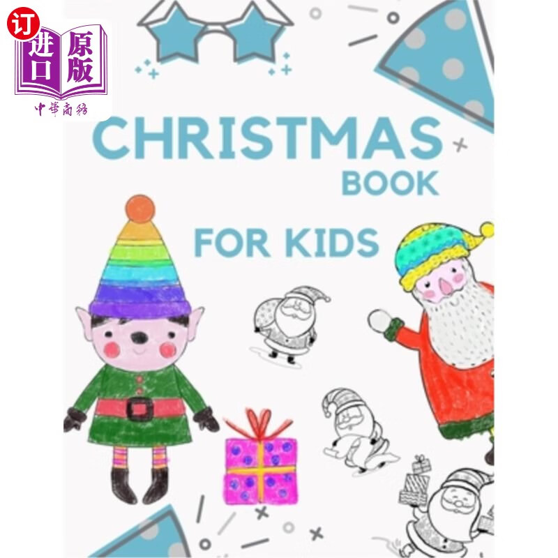 coloring book for christmas c 儿童圣诞书:100页有趣的圣诞庆祝填色