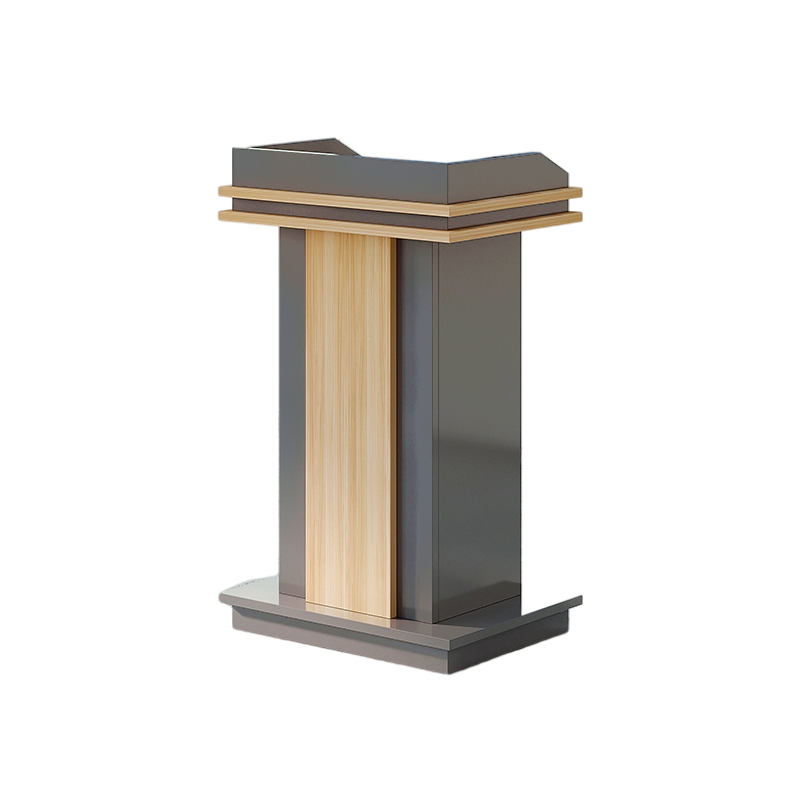 锡田 办公家具 板式演讲台 发言台迎宾台接待台讲台桌教师简约现代主持台咨客台培训班  带抽屉演讲台