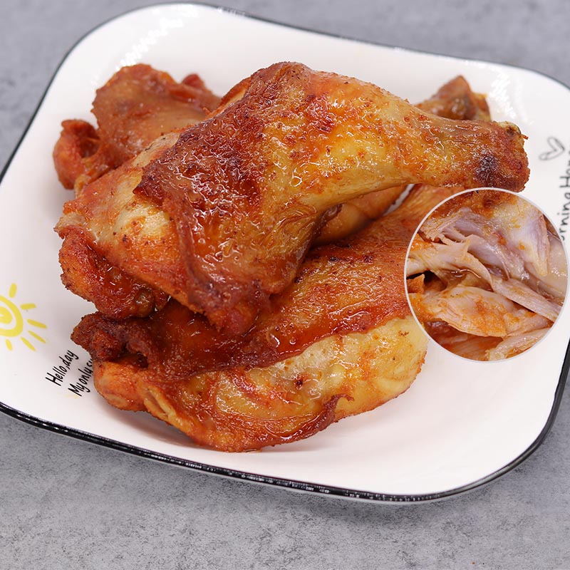 橙臻鲜留香霸王腿奥尔良腌制鸡全腿半冷冻成品烧烤大鸡腿商用 1000g