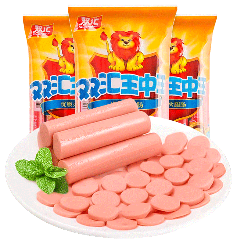双汇王中王火腿肠即食零食烤肠组合速食泡面伴侣大根香肠休闲零食小吃 【共8支】双汇王中王 240g*1袋