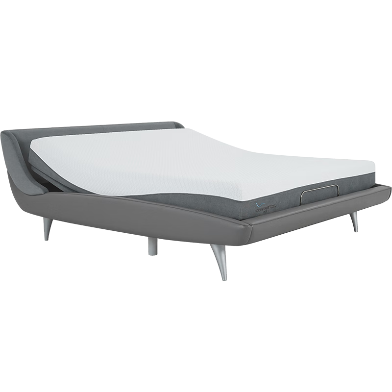 舒福德奥运智能一键入眠床电动按摩升降遥控零重力S100 灰色 1.5米整体