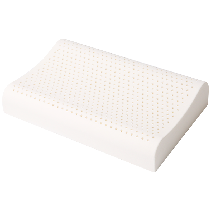 金橡树 泰国原产进口天然乳胶枕波浪乳胶枕头 乳胶含量升级到94% ECO认证 泰产波浪枕（对装）