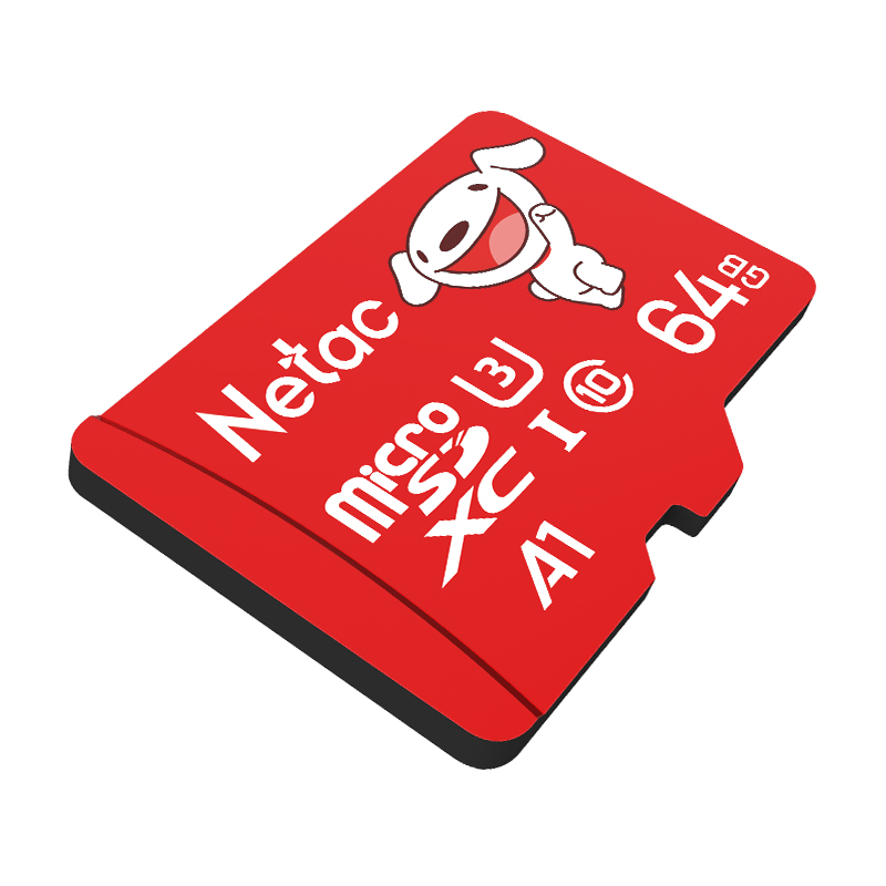 【京东JOY联名款】朗科（Netac）64GB TF（MicroSD）存储卡 A1 U3 读速100MB/s 行车记录仪摄像机手机内存卡