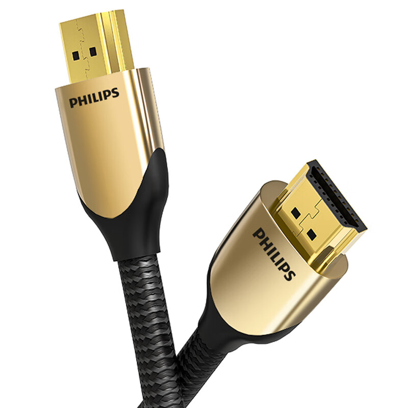 飞利浦(PHILIPS)HDMI线2.0版4K高清线18Gbps 支持3D Arc视效 1米