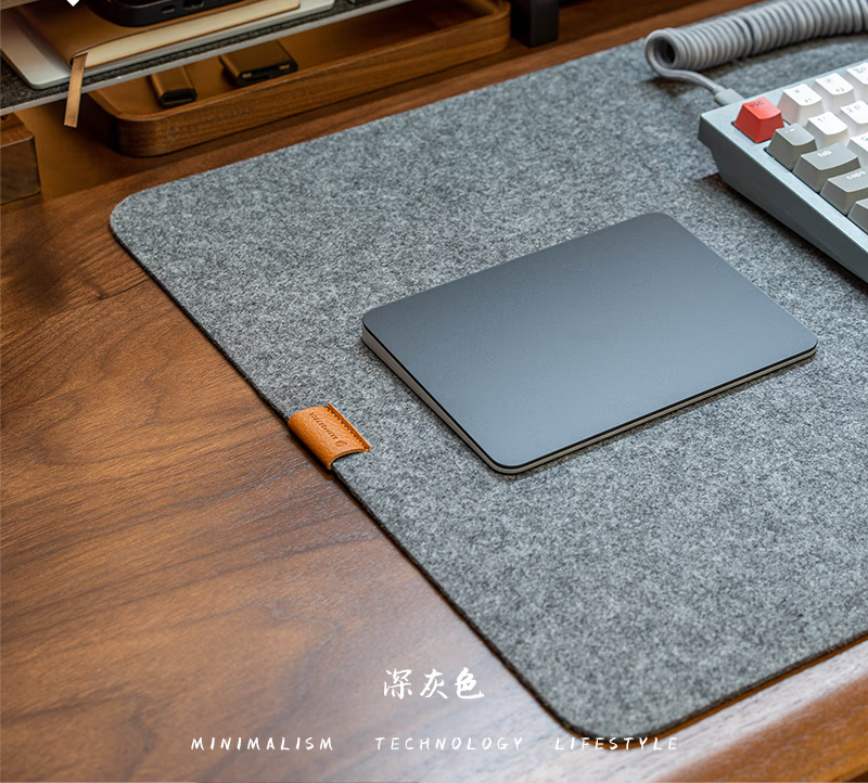 欧黛娜老板办公桌垫子超大桌面垫毛毡电脑桌超大台面垫简约书桌办公垫