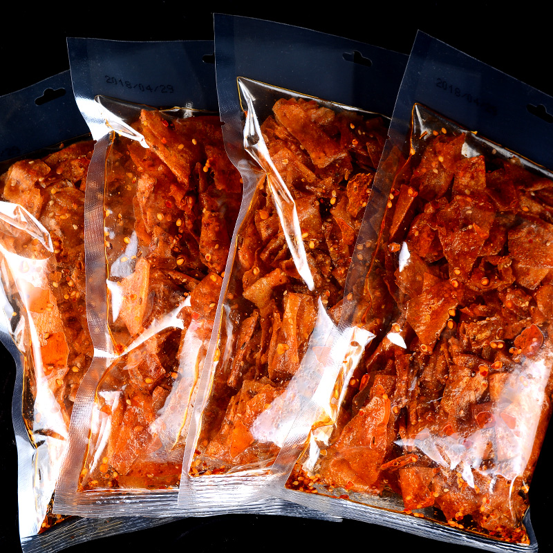 思乡山 小辣片80后怀旧儿时零食网红辣皮麻辣湖南豆干豆皮辣条小吃 小